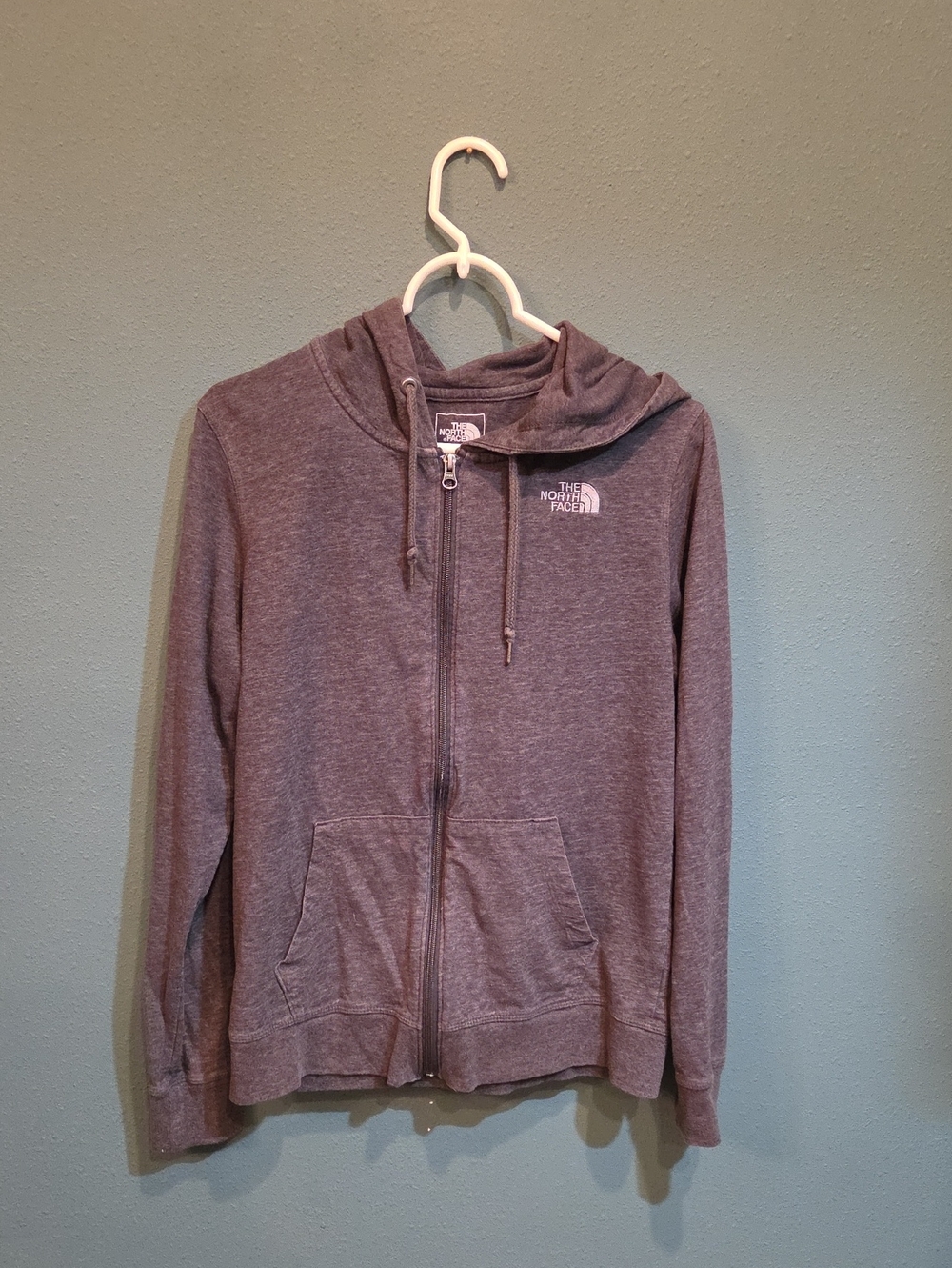 The North Face Womens Light Weight Zip-Up Hoodie Large